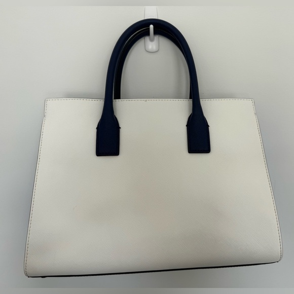 kate spade Cameron Street Candace Two-Tone Navy, White & Blue Satchel - Picture 4 of 15